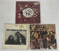 (I) 3 MC5 Rock 33 RPM LP Record/Album (bidding on