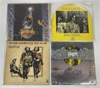 (I) 4 Rock Lp 33 RPM Records including Geordie,