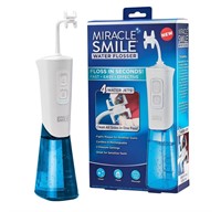 $48 Miracle Smile Water Flosser, portable recharge