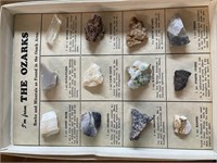 The ozarks rocks and minerals display