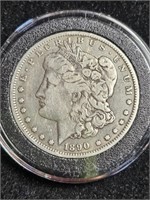 1890O Morgan Dollar