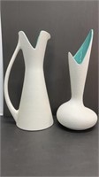 Mid Century ROYAL HAEGER pottery Vases, both