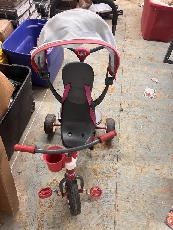 Toddler jogging bike adult can push or child can