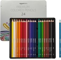 Amazon Basics - Premium Colored Pencils, Soft Core
