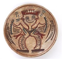 Cocle Style Polychrome Pottery Plate