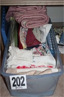 Box Lot of Table Linens