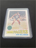 ‘77 Topps, Indiana Pacers, John Williamson