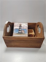 Wooden Box, Lighthouse Box