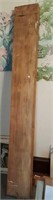 Wood wallpaper table, fold up 7' 1" long