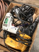 Assorted electric drills