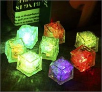 24 Pack Multi-Color Light-up Ice Cubes