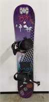 BZ Snow Board with Bindings 55"