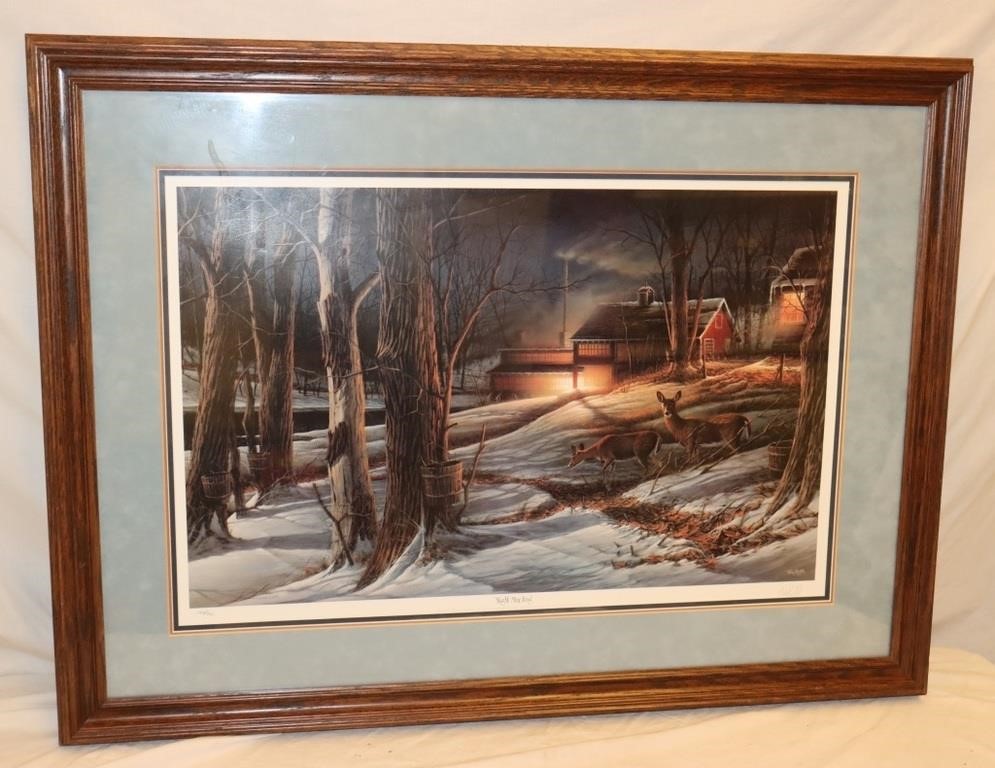 Terry Redlin "Night Mapling" Framed Print: