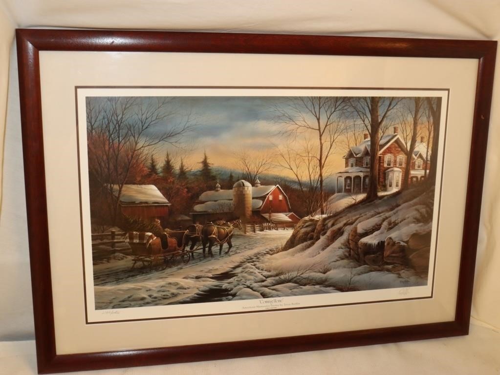 Terry Redlin " Coming Home" Print: