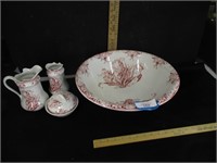 Washbowl, small pitcher ect England