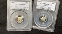 2000-S, 2000-S Silver PCGS PR69DCAM (2) Proof