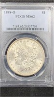 1888-O PCGS MS62 Silver Morgan Dollar