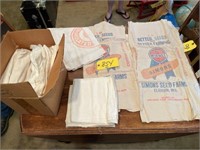 Old Flour and Other Bags For Fabrics