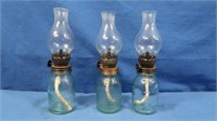 3 Vintage The Country Peddlers & Company Mini Oil