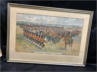 "48th Battlalion, Highlanders" Watercolor