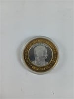 Limited edition $10 gaming token MGM Grand James