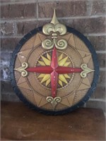 Vintage Mid Century midwest cast metal shield