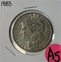 S - 1883 MORGAN SILVER DOLLAR (A5)