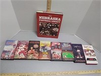 Husker Football VHS Tapes & Book