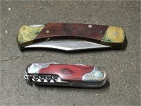 SCHRADE "UNCLE HENRY" KNIFE, MULTI-FUNCTION KNIFE