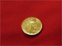 (1)  1/10oz GOLD $5 American Double Eagle
