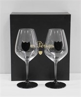Dom Perignon Riedel Champagne Glasses wBox
