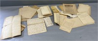 Early French Documents, Letters, Paper