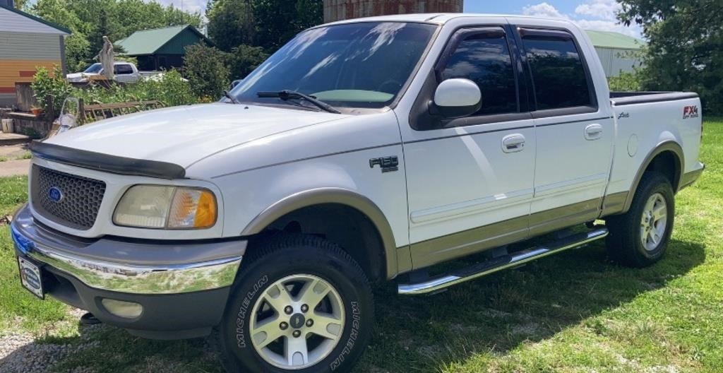 2002 Ford F-150 Lariat Triton V8, 4WD, 145K