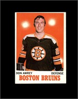 1970 Topps #4 Don Awrey EX to EX-MT+
