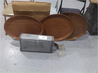 Patton Electric Heater, Serving Trays, Paper