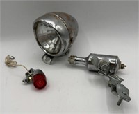 Vintage bicycle Headlight and Tail Light