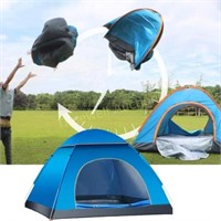 LHLHO 2 Person Pop Up Camping Tent  BLUE