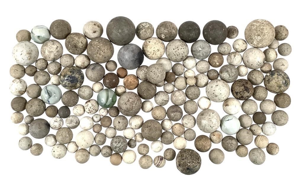 Dealer Lot Flat of Stone Marbles