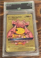 Pokémon Gold Custom Pikachu Card