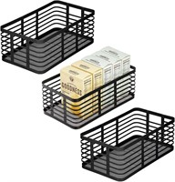 Metal Wire Bin Basket  3 Pack
