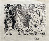 Drawing on paper ,Pablo Picasso