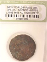 New World Pirate Era Spanish Bronze Nummis