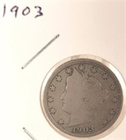 1903 Liberty " V " Nickel