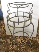 Pair Of Iron Flower Pot Stands