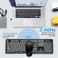 Rechargeable Wireless Keyboard and Mouse