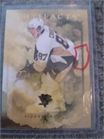 SIDNEY CROSBY ARTIFACT CARD NUMBERED OF 35