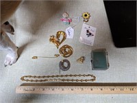 VTG Pins & Necklace