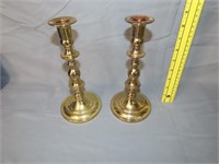 Pair of Baldwin Brass Candle Holders