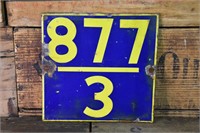 Enamel 877-3 Loco Number