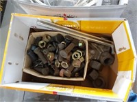 Assortment. Of heavy duty nuts and bolts